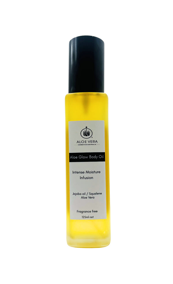 Aloe Glow Body Oil - Intense Hydration & Nourishing | Squalane & Jojoba Oil (Fragrance free)